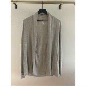 Gray cardigan